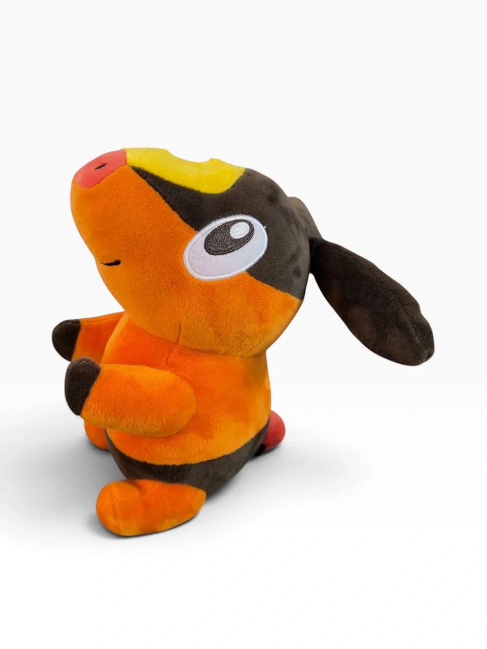 Pokemon Tepig Plush Toy in Orange, Brown, Yellow and Pink ~7